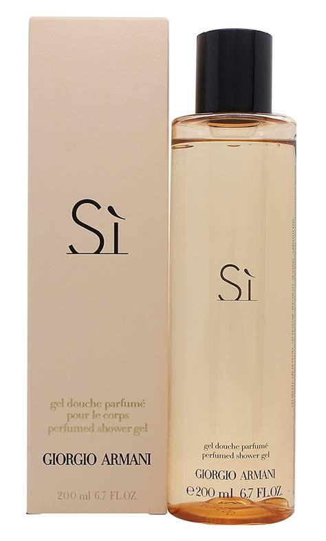 giorgio armani si shower gel.